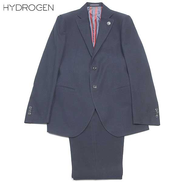 ハイドロゲン HYDROGEN メンズ スーツ セットアップ 2つボタンジャケット セミピークドラペル スカルブ..