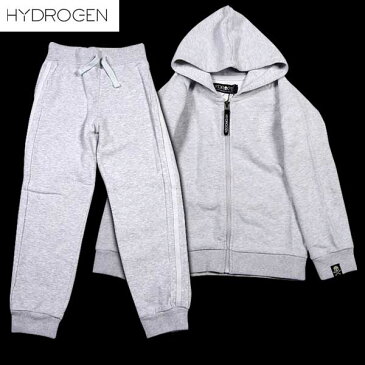 ハイドロゲン HYDROGEN キッズ ジップアップ パーカー セットアップ 上下組 156022＋156026 015 14A【送料無料】【smtb-TK】