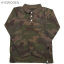 ハイドロゲン HYDROGEN キッズ Hロゴ 長袖 ポロシャツ 迷彩柄 カモフラージュ迷彩156034 397 (R13280) DB14A【送料無料】【sm...