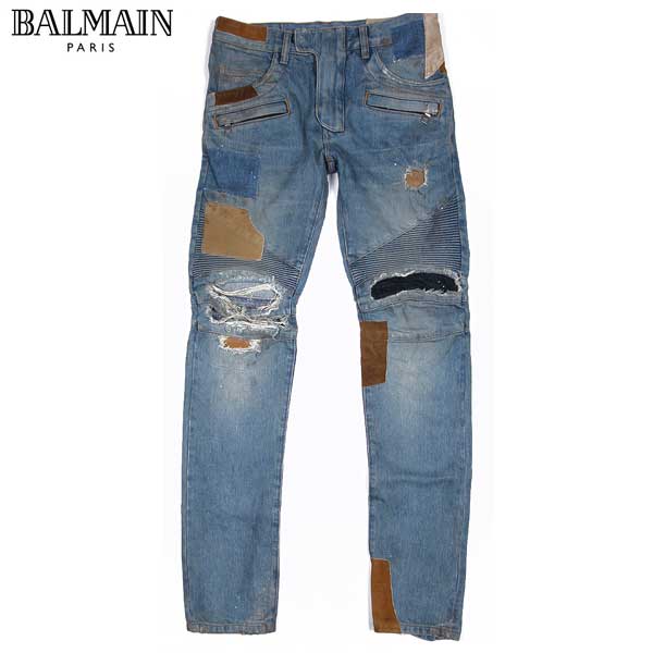 バルマン BALMAIN メンズ ボトムス デニ...の商品画像