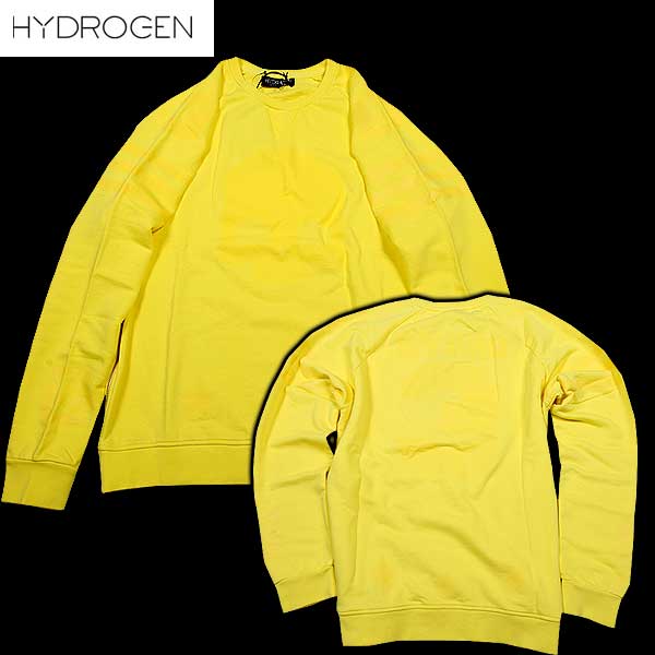 ハイドロゲン HYDROGEN メンズ トップス スウェット トレーナー サイドジップ付きマルチプリントトレーナー イエロー 黄色 160014 5 DB15S (R47520)【送料無料】【smtb-TK】