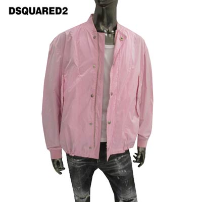 ディースクエアード DSQUARED2 メンズ アウター ジャケット スウィングトップ・ボタンDSQUARED2ロゴ刻印付きナイロンジャケット S74AM0506 S43393 231 15S (R132800)【送料無料】【smtb-TK】 2