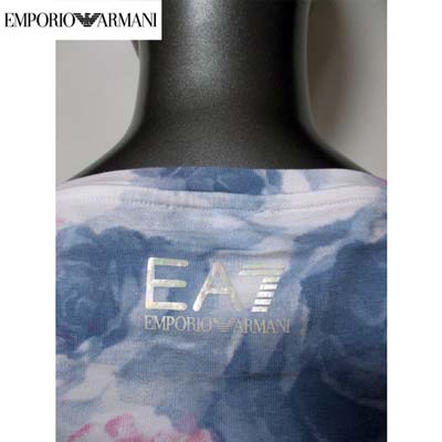 エンポリオアルマーニ EMPORIO ARMANI レディース トップス 半袖 Tシャツ 総柄花模...