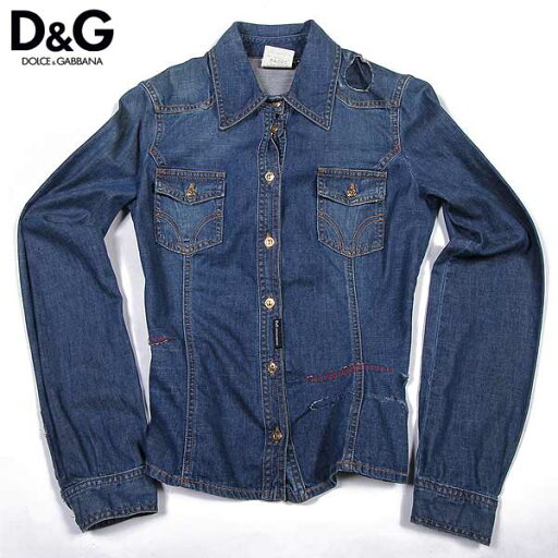 ドルチェ&ガッバーナ DOLCE&GABBANA ドルガバ レディース アウター ジャケット デニムジャケット ショルダー部分穴あきデザイン・バックD&Gロゴプリント付デニムジャケット ネイビー JD76B5 3I167 700 5S 【送料無料】【smtb-TK】 ドルチェ&ガッバーナ DOLCE&GABBANA ドルガバ レディース アウター ジャケット デニムジャケット ショルダー部分穴あきデザイン・バックD&Gロゴプリント付デニムジャケット ネイビー JD76B5 3I167 700 5S 【送料無料】【smtb-TK】