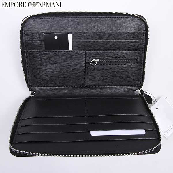 エンポリオアルマーニ EMPORIO ARMANI メンズ 長財布 手持ちバッグ ポーチ ユニセ...
