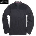 アルマーニジーンズ ARMANI JEANS メンズ トップス ポロシャツ 長袖 ロゴ AJロゴ刺繍 素材切り替えしデザインポロシャツ B6M09 LJ 20 15A (R21100) 【送料無料】【smtb-TK】