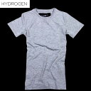 ハイドロゲン HYDROGEN レディース トップス Tシャツ 半袖 バックネック部分スカル入りクルーネックTシャツ グレー 色違い(ホワイト)あり 18164...