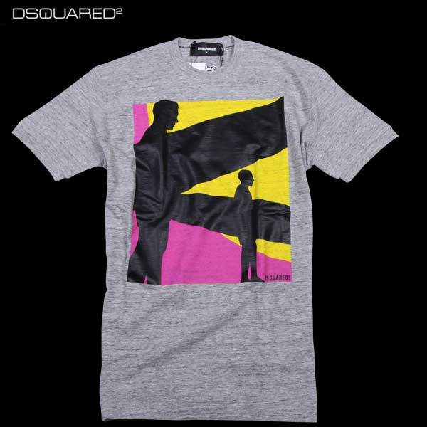 Rakuten - ディースクエアード DSQUARED2 メンズ トップス Tシャツ 半袖 ロゴ ヒューマンロゴプリント付Tシャツ 黒 S71GD0362 S22742 858M 61S (R23370)【送料無料】【smtb-TK】