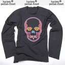 ルシアンペラフィネ lucien pellat-finet メンズ トップス ロンT 長袖 ロゴ ハイビスカススカルロゴプリント付ロングTシャツ EVH1816...