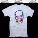 ルシアンペラフィネ lucien pellat-finet メンズ トップス Tシャツ 半袖 ロゴ サンセットビーチ転写/スカルロゴプリント付Tシャツ 色違い(...