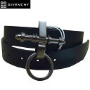 ジバンシー GIVENCHY メンズ 小物 ベルト レザーベルト デザインバックルロゴ刻印付きレザーベルト 4055 017 001 71S (R95300)【...
