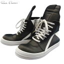 リックオウエンス RICK OWENS メンズ 靴 スニーカー ハイカット 定番人気アイテム ジオバスケットハイカットスニーカー ブラック RU17S9894 LPO 911 71S (R174960)【送料無料】【smtb-TK】