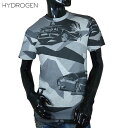 ハイドロゲン HYDROGEN メンズ トップス Tシャツ 半袖 ロゴ 車柄/カモ柄デザイン付きTシャツ 200010 282 71S (R20520)【送料無料】【smtb-TK】