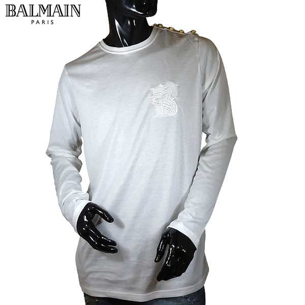 楽天市場】バルマン Tシャツ(長さ(袖)長袖)(メンズ 楽天市場】バルマン Tシャツ(長さ(袖)長袖)(メンズ