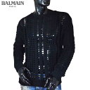 バルマン BALMAIN メンズ トップス ニット セーター 編み編みニット S7H6015 M006 176 71S (R110400) 【送料無料】【smt...