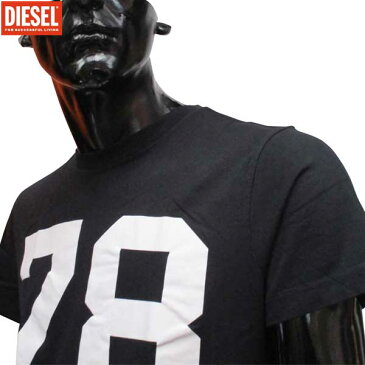 ディーゼル DIESEL メンズ クルーネック 半袖 Tシャツ 00SVR7 900 71S (R7344)