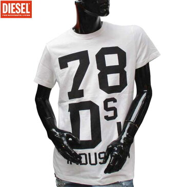 ディーゼル DIESEL メンズ クルーネック 半袖 Tシャツ 00SVR7 100 71S (R7344)