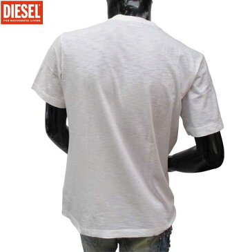 ディーゼル DIESEL メンズ クルーネック 半袖 Tシャツ 00SXNS 100 71S (R9504)