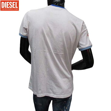 ディーゼル DIESEL メンズ クルーネック 半袖 Tシャツ 00SVRH 0EADQ 100 71S (R17280)【送料無料】【smtb-TK】