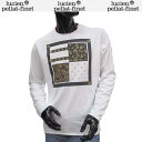 ルシアン ペラフィネ lucien pellat-finet メンズ スカル ロング Tシャツ 長袖 カットソー EVH1899 WHITE 71S (R874...