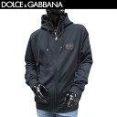 ドルチェ&ガッバーナ DOLCE&GABBANA メンズ パーカー フーディ トップス ロゴ チェスト部分刺繍クラウン/装飾付きジップアップパーカー ブラック ...