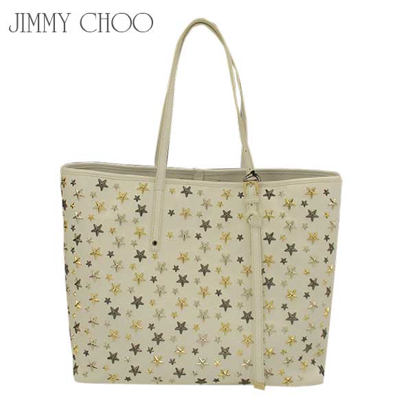 【完売】ジミーチュウ Jimmy Choo グッズ スタースタッズ レザー トートバッグ SASHA/M LTR | 151 WHITE/METALLIC MIX 71A (R217080)【送料無料】【smtb-TK】のサムネイル