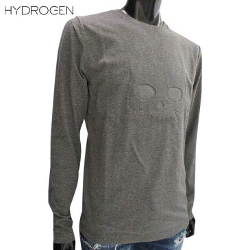 ハイドロゲン HYDROGEN ユニセックス クルーネック 長袖 Tシャツ ロンT 214108 163 71A【送料無料】【smtb-TK】