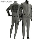 ハイドロゲン HYDROGEN メンズ セットアップ上下組 トップス パーカー ボトムス パンツ ユニセックス可 スターロゴ/スカルロゴプリント付セットアップ上...