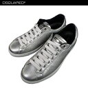 ディースクエアード DSQUARED2 メンズ 靴 スニーカー ロゴ タン/かかと部分DSQUARED2ロゴ・ソールカナダロゴ・シルバーボディースニーカー W1...