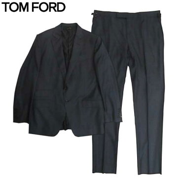 トムフォード TOM FORD メンズ スーツ セットアップ 上下組 ロゴ入りウールビジネススーツ 紳士 ブラック 722R34 21YA4C7 71A (R498000)【送料無料】【smtb-TK】