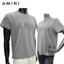 アミリ AMIRI レディース トップス Tシャツ 半袖 ロゴ ユニセックス可 フロントAMIRIロゴプリント付Tシャツ グレー WTSST AMIHGY H....