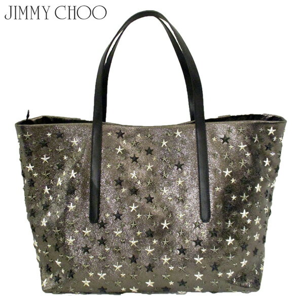 【完売】ジミーチュウ Jimmy Choo メンズ 鞄 バッグ トートバッグ ロゴ ユニセックス可 スタースタッズ・ブロンズカラーレザートートバッグ GUNMETAL PIMLICO GTA 173 GUNMETAL/SILVER 81S (R280800)【送料無料】【smtb-TK】のサムネイル