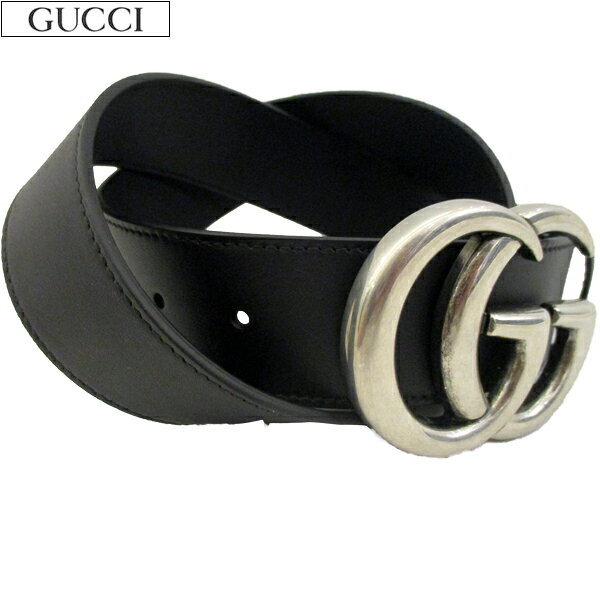 グッチ GUCCI メンズ 小物 ベルト レザーベルト ロゴ GGロゴバックル付きレザーベ...