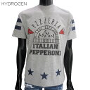 ハイドロゲン HYDROGEN メンズ トップス Tシャツ 半袖 ロゴ スター・ピザ・17プリントTシャツ グレー 色違い(ブラック/ホワイト)有 220610 015 81S (R24840)【送料無料】【smtb-TK】(4)