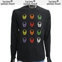 ルシアン ペラフィネ lucien pellat-finet メンズ トップス 長袖 Tシャツ ロンT ロゴ カラードットスカル付きロングTシャツ マルチカラー...