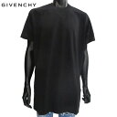 ジバンシー GIVENCHY メンズ トップス Tシャツ 半袖 ロゴ ロング丈 ネック部分スター刺繍入りTシャツ ブラック 黒 BM701L3Y03 001 8...