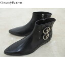 チェザーレパチョッティ CESARE PACIOTTI メンズ 靴 シューズ ブーツ ブランドロゴプレート付レザーブーツブラック 7548562 81A (R1...