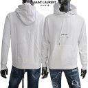 サンローランパリ SAINT LAURENT PARIS メンズ トップス パーカー フーディー ロゴ ※同デザインで色違いもあり サンローランスモールロゴ付パ...