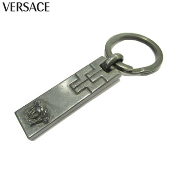 ジャンニヴェルサーチ GIANNI VERSACE ユニセックス キーホルダー　ベルサーチ アクセサリー メデューサ刻印プレートキーリング アンティーク加工 キーホルダー PC25ML 3647A 60XTU0083 03A (R19800)【送料無料】【smtb-TK】