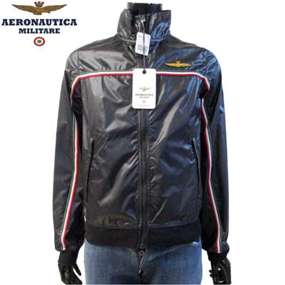 アエロナウティカミリターレ AERONAUTICA MILITARE メンズ ジャケット 爆撃機 ロゴ ブラック 黒 AB657 CT189 0101 WA9S (R51400)【送料無料】【smtb-TK】