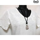 ドルチェ&ガッバーナ DOLCE&GABBANA メンズ アクセサリー ネックレス ユニセックス可 ※訳アリ品 ネックレストップキズ有 DGロゴ・ロゴ/クロスロゴ刻印ドックタグ付ネックレス FN047A GAARG G7525 XTU178 321 5A (R39800)【送料無料】【smtb-TK】
