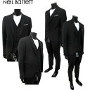 ニールバレット Neil Barrett メンズ アウター ジャケット セットアップ上下組スリーピーススーツ ブラック 黒 PBAB121V L003 01 9...
