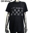 【完売】 オフホワイト OFF-WHITE レディース Tシャツ トップス 半袖 スタッズ ブランドロゴ woman ブラック 黒 OWAA049R 19B070501 001 91S (R114000)【送料無料】【smtb-TK】