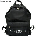 ジバンシー GIVENCHY メンズ 鞄 バッグ バックパック リュック ロゴ ユニセックス可 GIVENCHYロゴ入りバックパック 黒 BK500J K0AK...