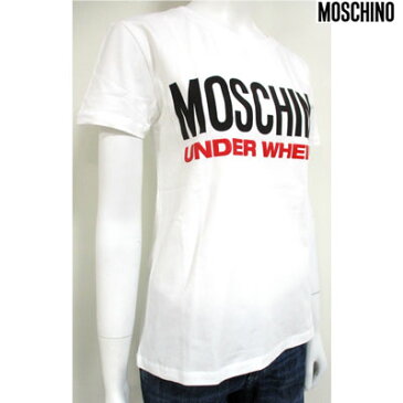 2019年春夏新作モスキーノ MOSCHINO レディース 4色展開フロントMOSCHINOロゴ入りカットソー　半袖Tシャツ 4color ロゴ カットソー ホワイト/レッド(オレンジ)/ブラック/グレー 白/赤/灰/黒 1904 9003 1/114/489/555 91S (R15120)【送料無料】 【smtb-TK】