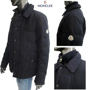 モンクレール MONCLER メンズ CLOVIS アウター ダウン ハイネック 切り替えし異素材 ダウンジャケット デニム地 ※ナイロンバージョンも有C2 091 4185885 5799D 790 CLOVIS EC81A (R226800)【送料無料】【smtb-TK】