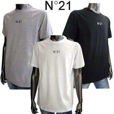 ヌメロヴェントゥーノ N21 ロゴ 半袖T-シャツ （WHITE） -靴