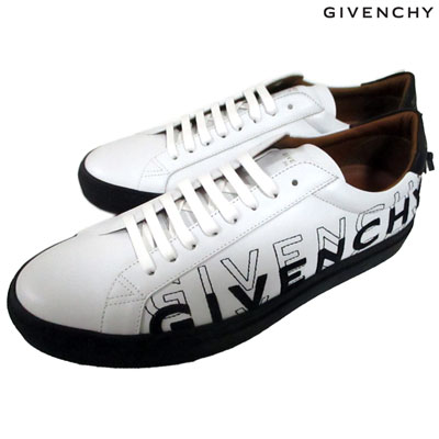 ジバンシー GIVENCHY メンズ 靴 スニーカー ローカットスニーカー ロゴ ボディー2重GIVENCHYロゴ刺繍入りローカットスニーカー ホワイト BH0002H 0E1 116 (R95000) 91A【送料無料】 【smtb-TK】