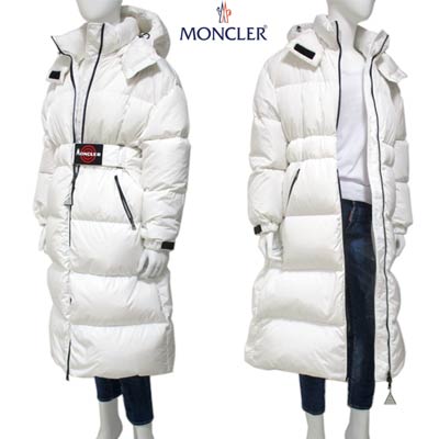 モンクレールグルノーブル MONCLER GRENOBLE レディース アウター ダウン コート ロゴ DANUBELONG ウエスト絞りロゴベルト・袖口ラバーロゴ入ダウンコート ホワイト 4989700 C0063 033 (R291500) 91A【送料無料】 【smtb-TK】