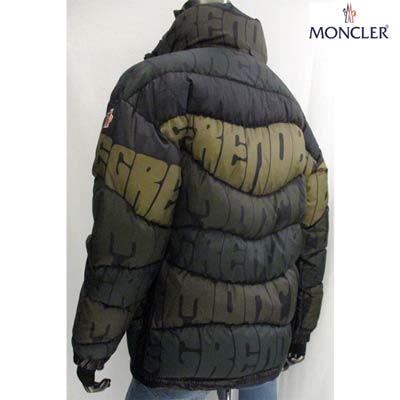 モンクレールグルノーブル MONCLER GRENOBLE メンズ アウター ダウン ジャケット ロゴ LIMMAT 総柄MONCLERロゴ入りカモ柄ダウンジャケット カーキー カモ柄 4189505 C0252 833 (R345800) 91A【送料無料】 【smtb-TK】